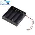 4 Cell 18650 Lithium ion Battery Case Holder Container With Wires. 