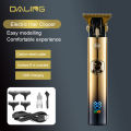 Daling -1528 Electric Hair Clipper -Hair Trimmer With Digital Display - Rechargeable Shaver Beard trimmer Professional Hair Trimmer Cordless Oil head Men Hair Cutting Machine Beard razor - Daling DL 1528. 