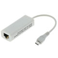 Micro USB 2.0 to Network LAN Ethernet RJ45 Adapter for Zero Android 100Mbps. 