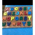 Wooden Alphabet Puzzle Toy. 