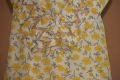 Yellow printed shirt with patyala  shalwar. 