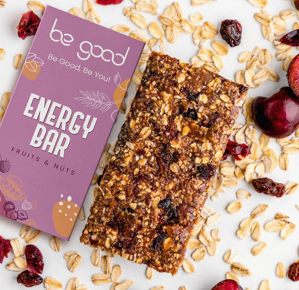 BeGood Crunchy Berry Granola Bar - Protein Bars - Energy Bars - Nuts Granola Bars - Workout Protein - Crunch Chocolate Bar - Fitness Snacks - Protein Packed - (45g)