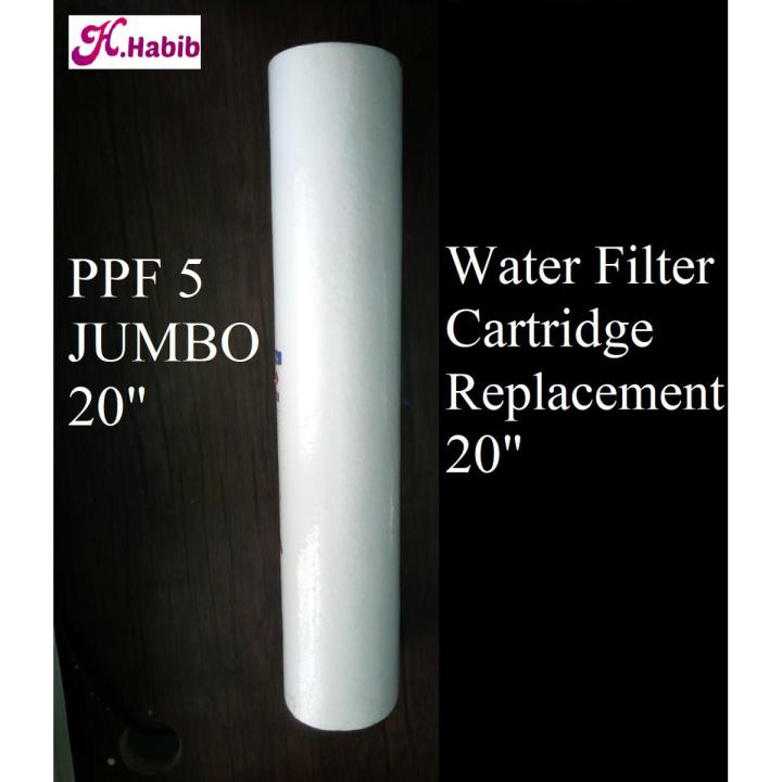 Water Filter Cartridge PPF 5 Micron Jumbo - 20 Inch