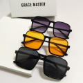 Eyewear Trending Luxury Brand Design UV400 Shades Goggles Sun Glasses Oversized Square For Men Women. 