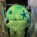 Adjustable Jellyfish Lamp Versatile Colorful Portable Starfish Hanging -Saving Creative Bedside Atmosphere Light For Bedroom. 