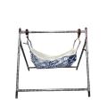 Baby cradle swing cot round shape with stand full folding ghodiya jhula. 