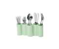 Plastic Kitchen Utensil Holder Dinnerware Rack Tableware Organizer Boxes Spoon Rest Fork Stand Knife Box. 