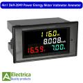 4 in 1 AC 80-300V 100A Multifunction D69-2049 AC Digital LCD Volt Amp Watt Energy Meter AC Voltmeter Ammeter with Current Transformer D69-2049 Power Energy Meter by Electrica. 