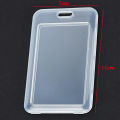Transparent Card cover Compact Student's Waterproof Bus card holder  case for Business Office School Travelling Daily use. 