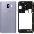 Samsung Galaxy J4 Middle Frame Housing with Power Volume Buttons & Camera Lens Complete Body Casing Replacement Galaxy J4 - Purple. 