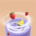 Techmanistan Random Color 400ml Crown Type Juicer Bottle, Mini Portable Blender Fruit Mixers, 400ml Electric Juicer, Anti Drip Blender, Mini Shake Smoothie Blender, Crown Type Portable Rechargeable Juicer. 