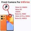Original Front Camera for Infinix Note 10 / 11 / 12 / 30 – High Quality Replacement Module (X683, X6833, X6835, X6951). 