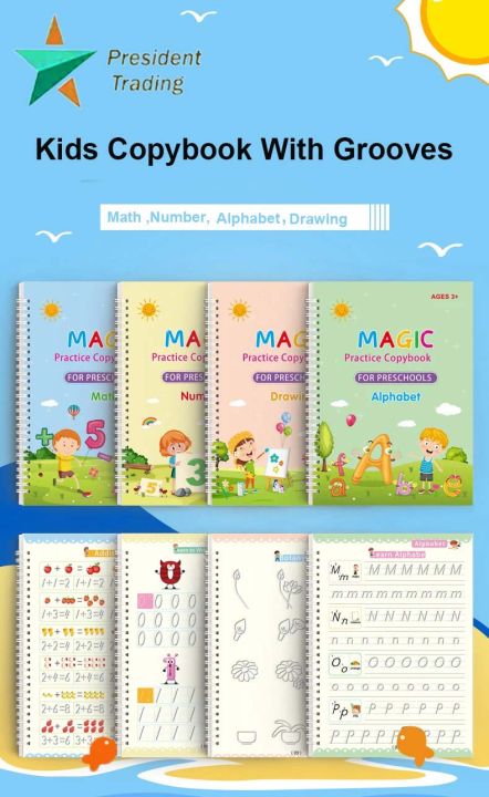 4Pcs%20Reusable%20Magic%20Book%20for%20Kids%20-%204%20Book%20+1%20Pen%20+10%20Refill%20-%20Painting%20Drawing%20Colouring%20Board%20Magic%20Book%20-%20Handwriting%20Free%20Wiping%20Calligraphy%20Montessori%20Practice%20Copy%20Books%20-%20Image%206