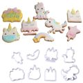 Unicorn Multi Fondant & Cookie Cutter 8Pcs Set. 