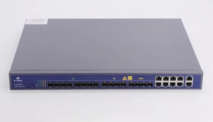 8 port OLT EPON | With 2 SFP PON module +9dbm | VS0L | Optical Link Terminal | Passive Optical Network