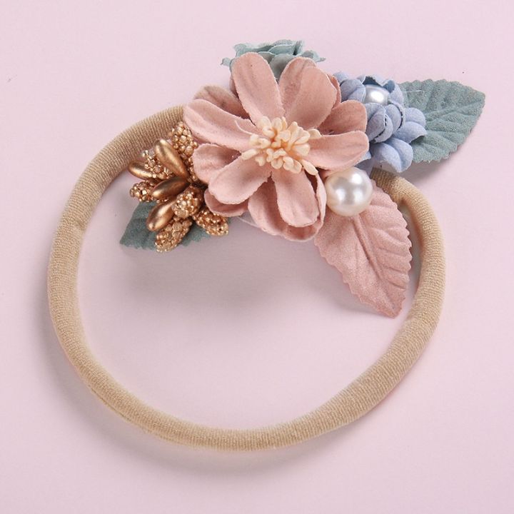 【VisioN Shop】Big Flower Baby Turban Haarband Hair Accessories Newborn Toddler Head Band Hair Bands For Baby Girls