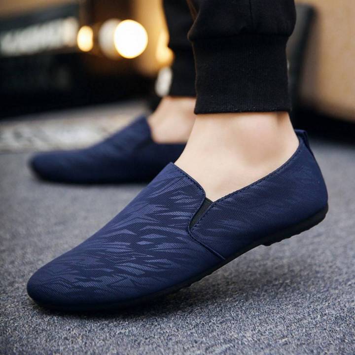 Fashion Men's Summer Retro Lazy Shoes Casual Peas Shoes England Casual Shoes