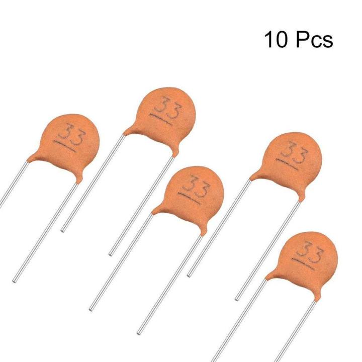 Pack of 10- Ceramic capacitor -33pF capacitor
