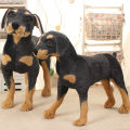 YueYangSport Lifelike Dog Plush Toy 70cm Giant Realistic Animals Stuffed Rottweiler Dog Plush Toys Home Decoration Gift For Children. 