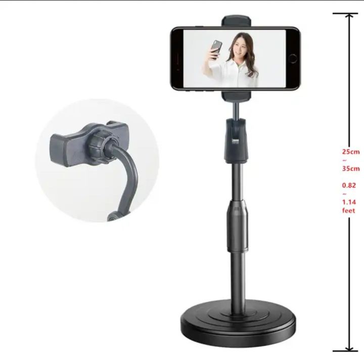 Retractable%20Mobile%20Stand%20with%20Round%20Base%20Adjustable%20Smartphone%20Holder%20-%20Image%203