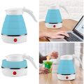Fast Water Boiling Portable Kettle Travel Kettle Foods Boils Quickly Silicone Small Collapsible Foldable Electric Sports Bottles. 