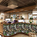 3D Stone Rock Grass Wallpaper TV Background Decal Living Room Cafe Decor Sticker. 