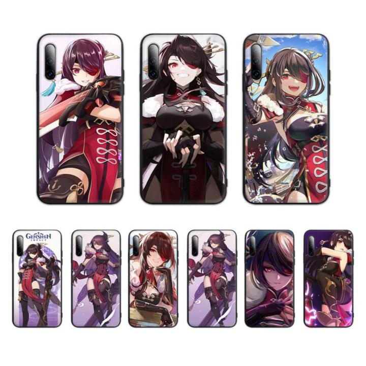 Anime Genshin Impact Beidou Phone Case For Redmi K40 K30 K20 Pro Plus 10 9 9A 8 8A 7 7A 6 6A 5 K30s Ultra Silicone Funda