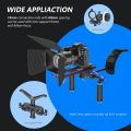 NEEWER Camera Shoulder Rig, Video Film Making System Kit for DSLR Camera and Camcorder with Shoulder Mount, 15mm Rod, Handgrip and Matte Box, Compatible with Canon Nikon Sony DSLR Cameras (Blue). 