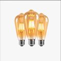 4W Filament Vintage Bulb | E27 Holder For Home Decor | Ceiling Hanging Lights | Chandelier | Pandent Light | Wall Lights | Edison Bulb ST64. 