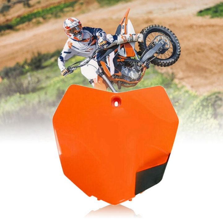 Motorcycle Front Number Plate License Plate Plastic Cover Number Plate for KTM EXC XC-W XCW XCF-W 125 150 250