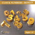 Clock Digits - Number Digits - Roman Digits - Resin Clock Digits - Golden Acrylic Digits for Resin Clock - Acrylic Digits for Resin Clock - Clock Digits Numbers - Golden Acrylic Numbers - Golden Numbers -Silver Acrylic Numbers Clock Numbers for Resin Art. 