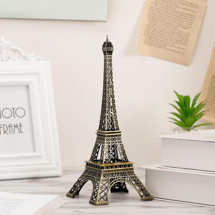 Mini Paris Tower Home Furnishing Decoration European Pendulum Creative Nordic Metal And Iron Crafts Home Decoration