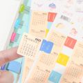 2 Sheets 2023 Year Monthly Calendar Index Page Stickers Bookmark Planner Label. 
