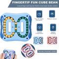 Rotating Magic Bean Fingertip Toy-Stress Relief Toys for Kids/Adult Intelligence Educational Fingertip Toys Magic Cube Bean Toys Fidget Spinner Magic Cube Toys - Pink. 