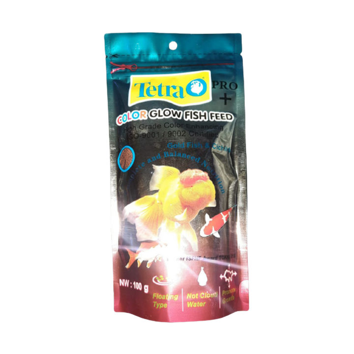 Tetra Colour Glow Fish Feed 100 GRAMS BY HK DEALER