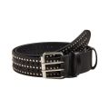 Double Pin Buckles Cowgirl Cowboy Star Hole Buckles Belt for Women Men. 