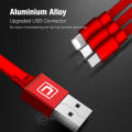 Cafele Retractable 3 in 1 Usb Cable For iPhone Micro USB Type C Cable Fast Charging Portable Cable lighting usb c. 