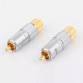 1Pair/2pcs RCA Plug 24K glod plated - Nakamichi. 