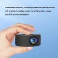 ROTUNDITY Mini LED Projector Home Portable Projector HD Wirecast Projection Device Optical Len 320180 LCD Display with Wire Mirroring Function ORIGINAL UK ZONE. 