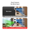 Wifi Dual Lens Bulb Camera, 4MP V380 Pro Dual Lens E27 Bulb WIFI Camera Two Ways Audio Color Night Vision Smart Home Security Wireless Indoor Camera, Cap Shape Bulb Camera, IP Security Camera, 360 Dual Lens Bulb Camera, Bulb Hidden Camera,. 