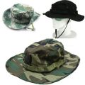 Bucket Hat Summer Men Women Boonie Hat Outdoor UV Protection Wide Brim Military Hiking Fishing Sun Hat Cap. 