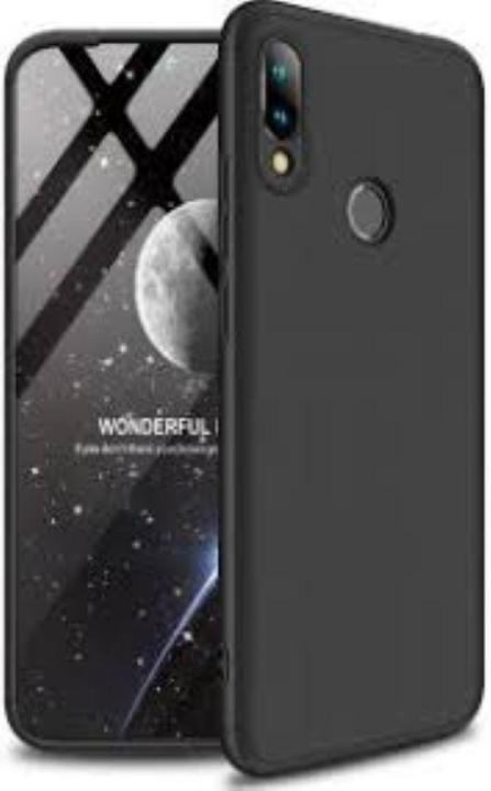 Xiaomi REDMi Note 7 360 Cover With Glass Protector-Black