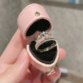Gift Jewelry Accessories For Valentine's Day Crown Anillos Classic 2 In 1 Princess Rings Romantic. 