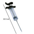 Meat Injector Syringe High Quality Plastic and Steel. 