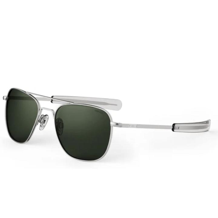 Randolph USA Matte Black Classic Aviator Sunglasses for Men or Women 100% UV sun glass for men