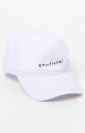 Emotional printed statement white Cap. 