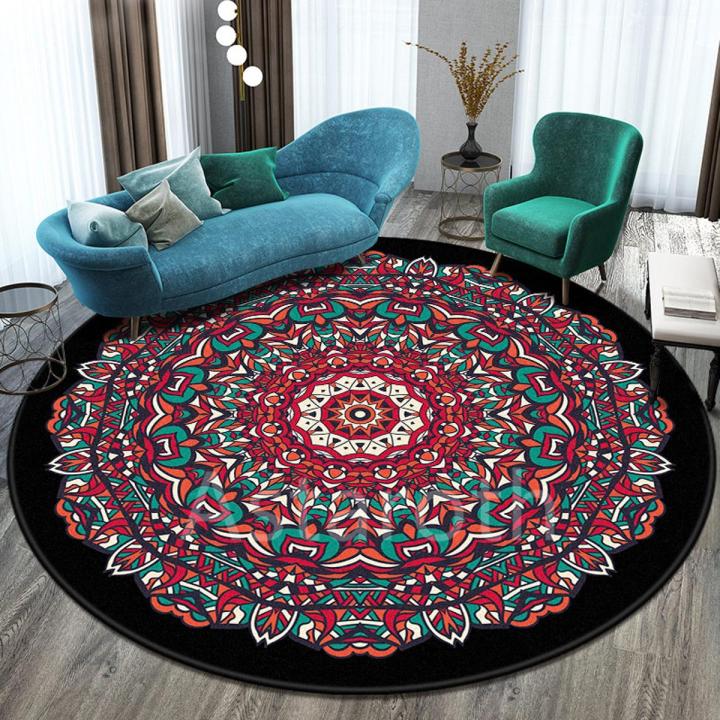Anti Slip Round Rug For Living Room And Bedroom 150cm Size