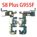Ori USB Charging Dock Connector Flex Cable Mic Microphone Board For Samsung S8 S9 Plus G950F G955F G960F G965F G930. 