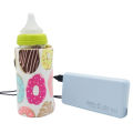 1Pcs Portable USB Baby Bottle Warmer Travel Milk Warmer Infant Feeding Bottle Heated Cover Insulation Thermostat Food Heater. 
