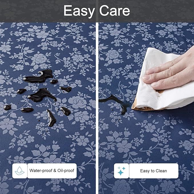 4%206%20&%208%20Seater%20Tablecloth%20with%20beautiful%20Spill-Proof%20Table%20Cloth%20in%20Washable%20Oil%20Proof%20anti-scalding%20Pvc%20Vinyl%20Table%20Cover%20Decoration%20for%20Kitchen%20Dining%2060X90%20-%20Image%204